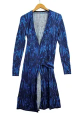 k01250923015　DIANE VON FURSTENBERG　0　Blue　XS~Sサイズ程度　アウター　ニットorセーター　秋冬