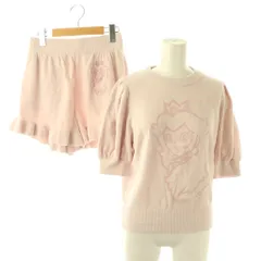 ジェラートピケ gelato pique × スーパーマリオ 24SS ピーチ姫 セットアップ ルームウェア ナイトウェア F ピンク /DF ■OS