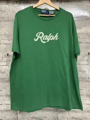 POLO RALPH  LAUREN ポロラルフローレン 半袖Tシャツ 現行 シングルステッチ クラシックロゴグリーン サイズXL グリーン