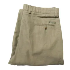 90's リーバイス ドッカーズ クラスA ２タック コットン リネン パンツ (36×32) 薄緑系 90年代 旧タグ オールド Levi's 1997年製 アメリカ古着 USED ビンテージ ヴィンテージのサムネイル