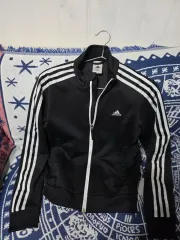 アディダス ブラック 3本線 トラックジャージ