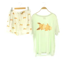 ジェラートピケ gelato pique × ポケモンスリープ 24AW 接触冷感プリントTシャツ&ショートパンツ ルームウェア ナイトウェア F ミント /DF ■OS ユニセックス