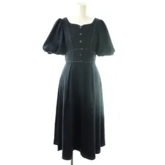 レディアゼル REDYAZEL バルーンスリーブ ワンピース ロング F ネイビー /ES ■OS