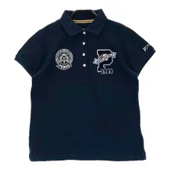 サイズ：1 PEARLY GATES パーリーゲイツ  半袖ポロシャツ  ネイビー系 [240101631870] ゴルフウェア レディース ストスト