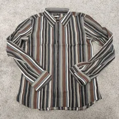 Anies B　アニエスベー　  【サイズ】  42　長袖シャツ　SHIRT　ストライプ柄　メンズ　中古　古着のサムネイル