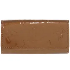 美品 ルイ ヴィトン ミュルティクレ4 モノグラム ヴェルニ ブロンズ M91976 4連 キーケース LV 1354 LOUIS VUITTON