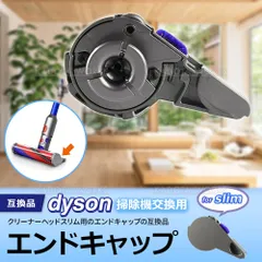 ダイソン エンドキャップ スリム 互換品 サイドカバー V8 Slim V12 Digital Slim 対応 ソフトローラーヘッド 横蓋 キャップ 掃除機 修理 パーツ 交換 部品 SV18 SV20のサムネイル