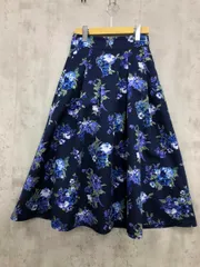 組曲 クミキョク オンワード樫山 日本製 フレア スカート 花柄 ■◇ レディース