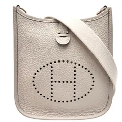 【在庫一掃】HERMES エルメス ショルダーバッグ エブリンTPM ポシェット 肩掛け 斜め掛け Evelyne 小さめ かばん 鞄 Z刻印    ブラウン 茶 シルバー金具 レディース 美品 2021年【中古品】 在庫一掃】 エルメス ショルダーバッグ レディース エブリンTPM