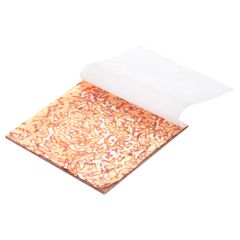 uxcell 10 Sheets of Gold Leaf, 14cm x 14cm/5.5" x 5.5", for Crafts, Photo Frames, Nail Art, DIY Decorations, Imitation Gold Leaf Sheets, Bronze Bay, Bee Breath