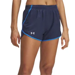 アンダーアーマー レディース ボトムス ハーフパンツ・ショーツ ショートパンツ Womens Under Armour FlyBy Shorts Washed Navy ネイビー