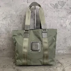 A4可　美品　Longchamp　ロンシャン　トートバッグ　ロゴ　大容量　ナイロン　カーキ　オリーブグリーン