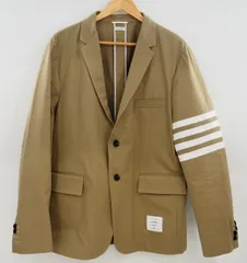 THOM BROWNE/トムブラウン 4bar テーラードジャケット ベージュ サイズ4 MJU490A 03788 275のサムネイル