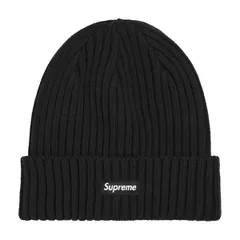 ネコポス送料無料☆26SS Supreme Overdyed Beanie Black ( シュプリーム オーバーダイド ビーニー ブラック 黒 ニットキャップ ニット帽子 )