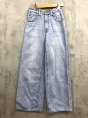 N.NATURAL BEAUTY BASIC SND10 SOMETHING LISAヴィンテージワイド デニムパンツ sizeS/淡色ユーズド ■■ レディース