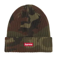 Supreme ビーニー　迷彩 Supreme FW17 Big Logo Cashmere Beanie (Supremeステッカー付