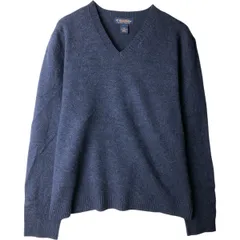 古着 ブルックスブラザーズ Brooks Brothers Vネック ラムウールニットセーター メンズXL相当 ヴィンテージ/eaa612325