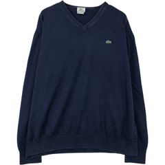 LACOSTE/ラコステ ピマコットン Vネックセーター【5L相当】1XG - メルカリ