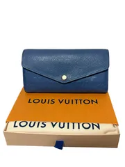 【鑑定済み】LOUIS VUITTON ルイヴィトン モノグラム アンプラント レザー 長財布 ポルトフォイユ・サラ