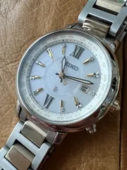 セイコー　SEIKO☆ルキア☆ダイヤ☆1B25-0AV0☆ソーラー時計☆チタン
