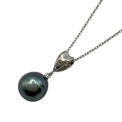 ミキモト MIKIMOTO ペルリータネックレス ホワイトゴールド K18WG ジュエリー