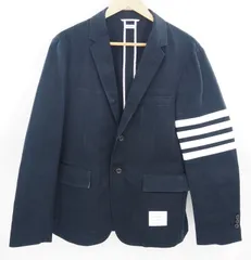 THOM BROWNE/トムブラウン 4bar テーラードジャケット ネイビー サイズ2 MJU490A 03788415のサムネイル