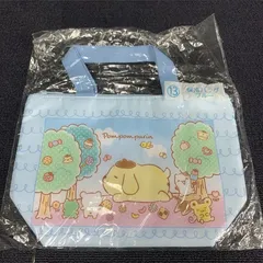 (4)☆707【未開封】一番くじ サンリオ ポムポムプリン 保冷バッグ ブルー