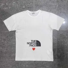 COMME des GARCONS PLAY x THE NORTH FACE PLAY T-SHIRT SIZE-L AE-T202 コムデギャルソンプレイ ザノースフェイス 半袖Tシャツ 南堀江店