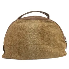 ボルボネーゼ BORBONESE ハンドバッグ 総柄 茶 ブラウン 鞄