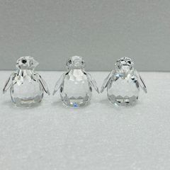 も*こ様 スワロフスキー ペンギン 親子 627067 - メルカリ