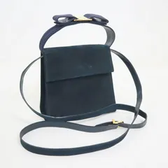 S.Ferragamo サルヴァトーレフェラガモ 2WAYバッグ スエード ブラック