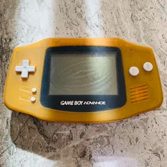 GBA ゲームボーイアドバンス本体 クリアイエロー