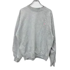 00s Champion ロゴスウェット トレーナー L位 グレー チャンピオン クルーネック 目あり 裏起毛 シンプル 秋物 a712-6353
