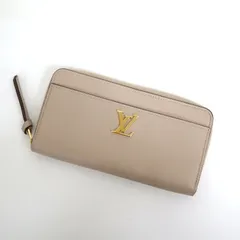 LOUIS VUITTON ルイヴィトン ジッピーロックミー ラウンドファスナー長財布 グレージュ トリオンレザー M80674 RFID