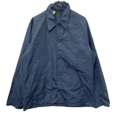 70s Vintage Champion コーチジャケット M ネイビー チャンピオン スナップボタン ランタグ バックプリント ラグラン 春秋物 a801-5571
