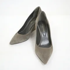 sergio rossi セルジオロッシ パンプス グレー スエード #37