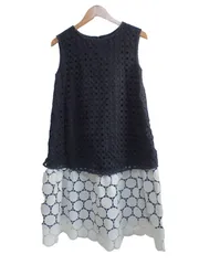 k03250923058　Chesty　0　紺色×白　　ワンピース or ドレス　ワンピース　通年