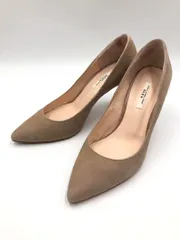 SEVEN TWELVE THIRTY セヴン トゥエルヴ サーティ 105231 スエード LovelyWalk ポインテッド パンプス size23.5cm/ベージュ ■■ レディース