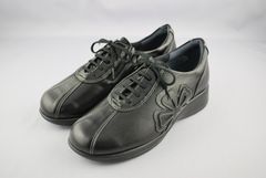 132【美品】joya コンフォート シューズ 本革 レザー 黒 37 2/3 - メルカリ