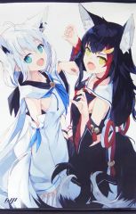 大神ミオ B2タペストリー4本セット - メルカリ