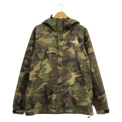 【中古】THE NORTH FACE ノベルティスクープジャケット サイズL カモフラカーキ ザノースフェイス[91]