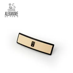アレクサンドル ドゥ パリ バレッタ ALEXANDRE DE PARIS aa6-17629-04 アレクサンドルドゥパリ 6cm バレッタ 髪留め シンプル ブランド ハンドメイド