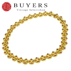 【中古】 ニナリッチ ネックレス チョーカー メタル ラインストーン ゴールド メッキ アクセサリー レディース 女性 NINA RICCI