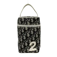 DIOR/ChristianDior(ディオール/クリスチャンディオール) バニティバッグ トロッター アイボリー×黒 レザー