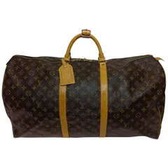 ◎◎LOUIS VUITTON ルイヴィトン モノグラム キーポル 60 ボストンバッグ M41422 ブラウン