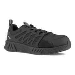 リーボック メンズ シューズ スニーカー Reebok Work Fusion Flexweave Mens Composite Toe Safety Shoes Black ブラック
