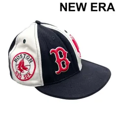 ニューエラ NEW ERA キャップ ボストン・レッドソックス Boston Red Sox ネイビー 赤 白 ウール レディース 6V294