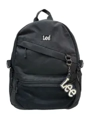 Lee (リー) ボックスロゴ バックパック 25L ブラック 黒 メンズ/091のサムネイル