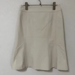 UNTITLED スカート ベージュ 2 シンプル 清楚 オフィス キレイめ