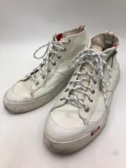 DIESEL ディーゼル S-ATHOS ZIP ハイカット スニーカー size28.0/白 ■■◎メンズ